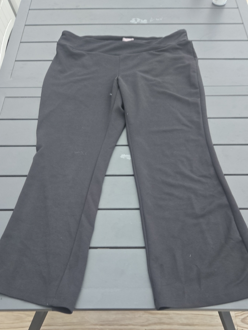 Womens Black Flare Pants - Comfortable Everyday Bottoms